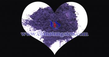 nanometer violet tungsten oxide applied for thermal insulation paper picture