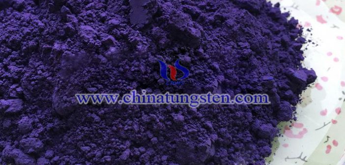 nanometer violet tungsten oxide applied for transparent thermal insulation material picture