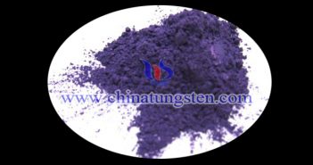 violet tungsten oxide powder applied for heat insulation coating image