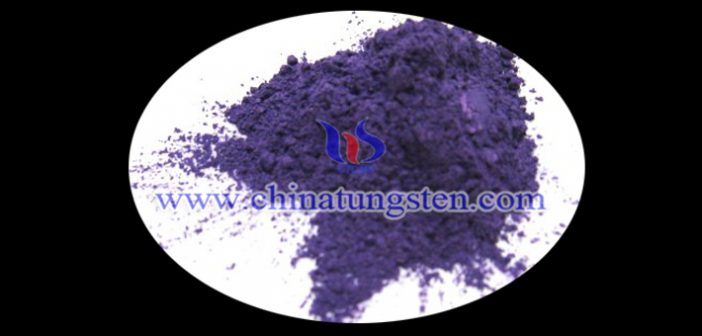 violet tungsten oxide powder applied for heat insulation coating image