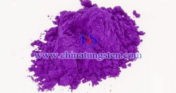 violet tungsten oxide powder applied for nano-ceramic dispersion solution image