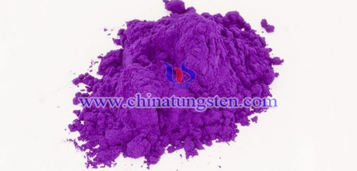 violet tungsten oxide powder applied for nano-ceramic dispersion solution image