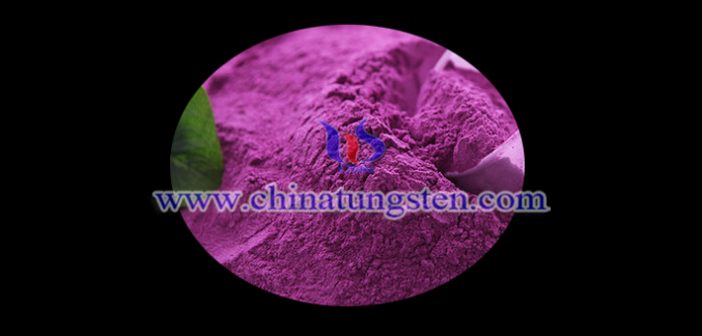 violet tungsten oxide powder applied for thermal insulation coating image