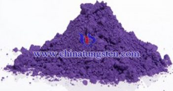 violet tungsten oxide powder applied for thermal insulation masterbatch image