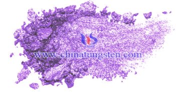 violet tungsten oxide powder applied for transparent thermal insulation material image