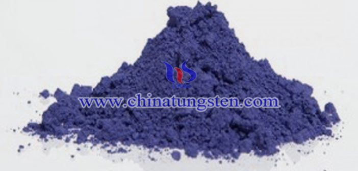 blue nano tungsten oxide applied for infrared absorption material image