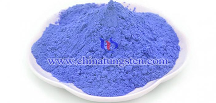 blue tungsten oxide nano powder applied for thermal absorption agricultural plastic film image