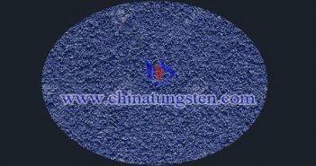 dark blue nano tungsten oxide applied for infrared absorption material image