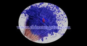 dark blue nano tungsten oxide applied for nano-ceramic dispersion solution image