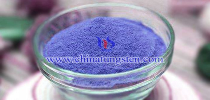 dark blue nano tungsten oxide applied for thermal absorption agricultural plastic film image