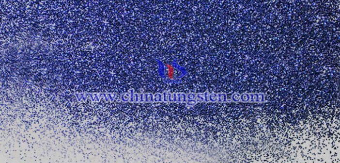 dark blue nano tungsten oxide applied for thermal insulation dispersion image