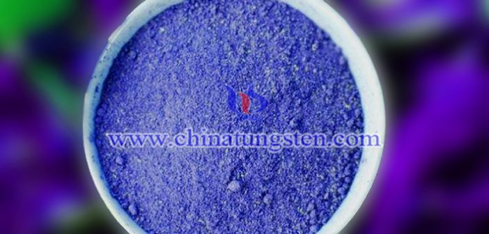 dark blue nano tungsten oxide applied for thermal insulation thin film image