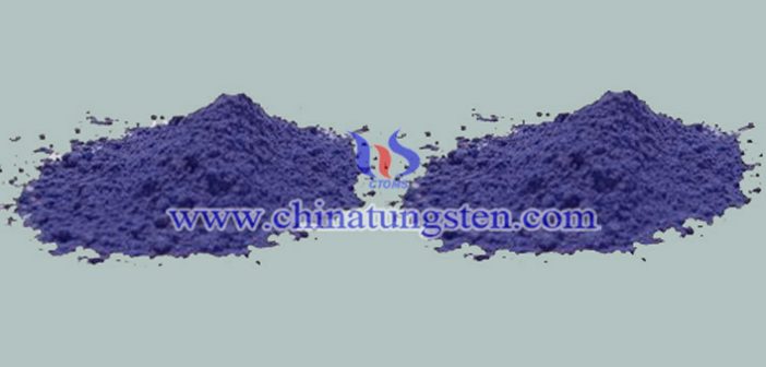 nano blue tungsten oxide applied for infrared absorption material image