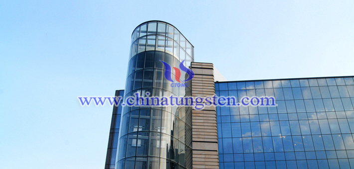 nano blue tungsten oxide applied for transparent thermal insulation window film picture