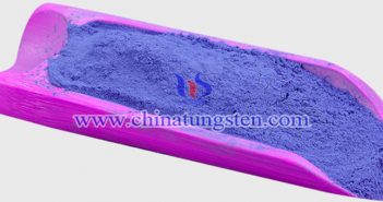 nano grain size violet tungsten oxide applied for thermal absorption agricultural plastic film image