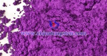 nano particle size violet tungsten oxide applied for nano-ceramic dispersion solution image