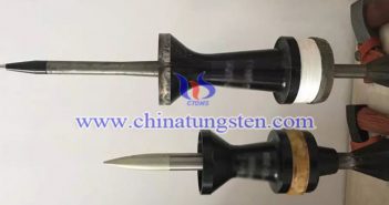 Tungsten alloy rod armour-piercing bullet is characterized by its slender body and small diameter.