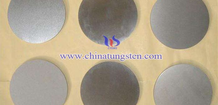 tungsten copper disc picture