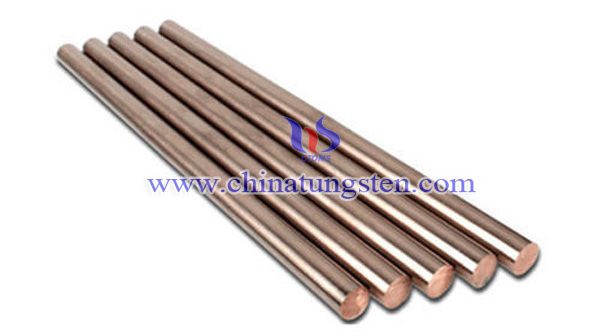 tungsten copper rod picture