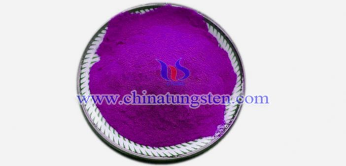 violet tungsten oxide applied for thermal absorption agricultural plastic film image