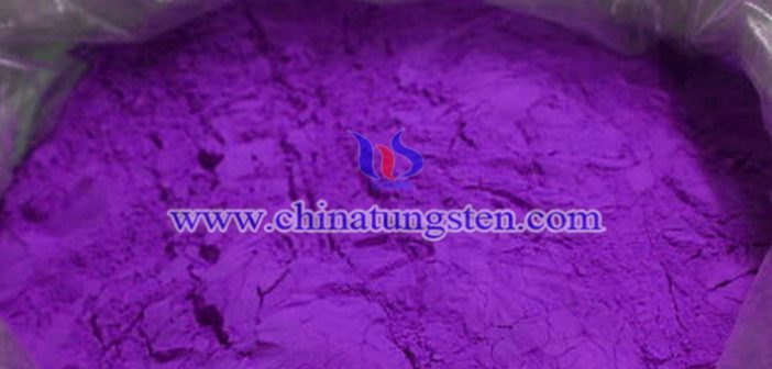 violet tungsten oxide nano powder applied for heat insulation agricultural film image