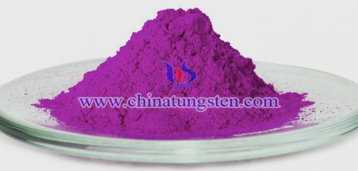 violet tungsten oxide powder applied for thermal absorption agricultural plastic film image