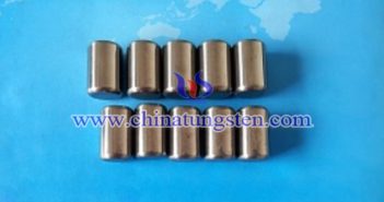 Anviloy 1050 tungsten alloy cylinder picture