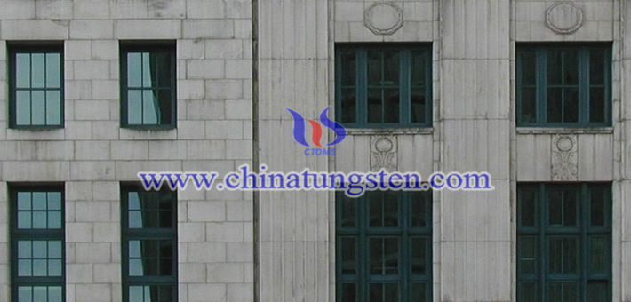 cesium tungsten bronze powder applied for thermal insulating glass picture