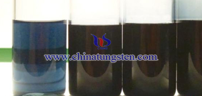 cesium tungsten bronze powder applied for thermal insulation dispersion liquid picture