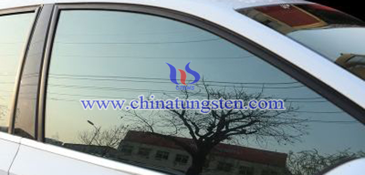 cesium tungsten oxide powder applied for heat insulating window glass picture