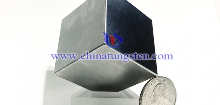 military tungsten alloy cube picture