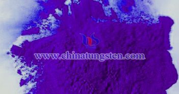 nano particle size violet tungsten oxide applied for heat insulation coating image