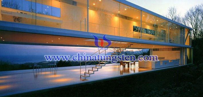 nanometer cesium tungsten bronze applied for window heat insulation film picture