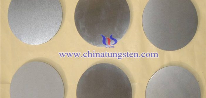 tungsten copper disc picture