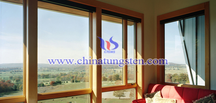 nano CsxWO3 powder applied for window heat insulation film picture