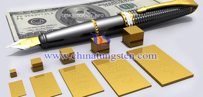 tungsten alloy gold bullion picture