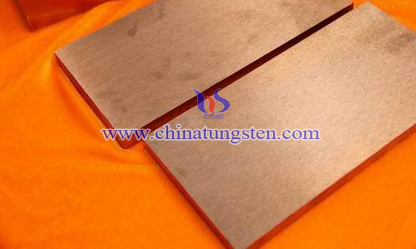 10×100×200mm Tungsten Copper Plate Picture