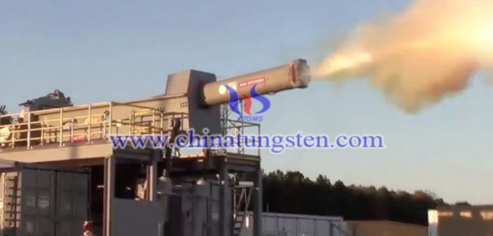 US Navy test fires futuristic railgun picture