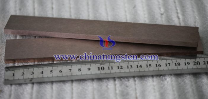 Tungsten Copper Bar Picture