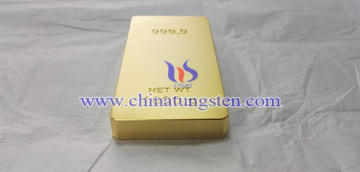 tungsten gold bar picture