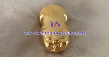 gold plated tungsten alloy pig picture