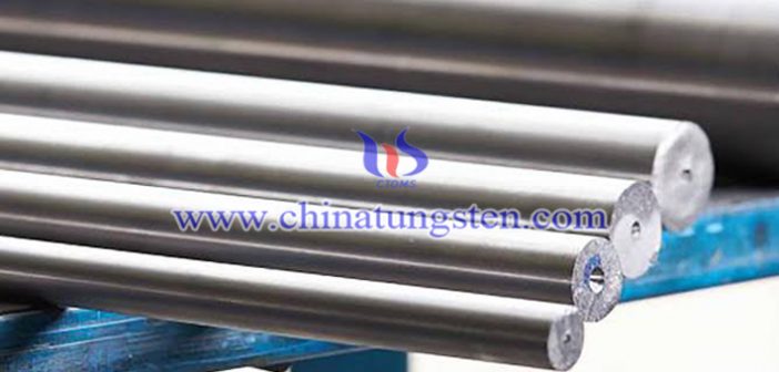 heavy tungsten alloy round bar picture