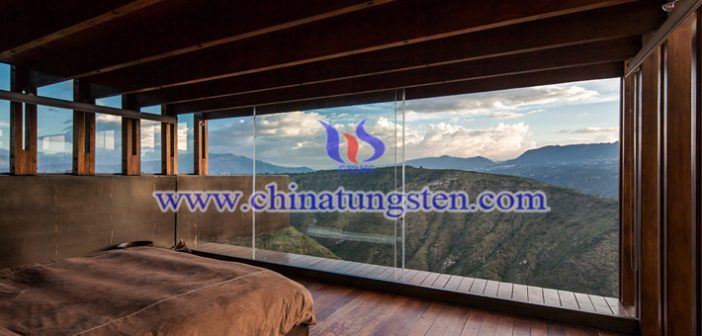 cesium tungsten bronze applied for heat insulation window glass picture