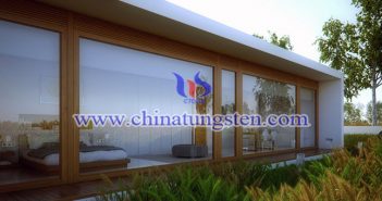 cesium tungsten bronze applied for new energy saving glass picture