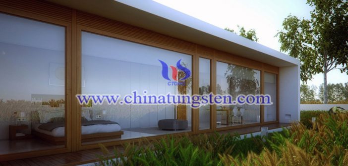 cesium tungsten bronze applied for new energy saving glass picture