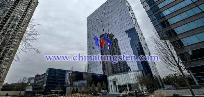 cesium tungstate applied for large area glass curtain wall picture