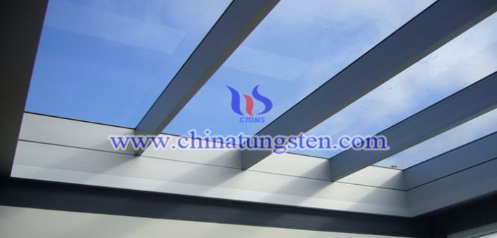 cesium tungstate applied for sun protection glass picture