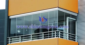 cesium tungstate nanopowder applied for balcony thermal insulating glass coating picture