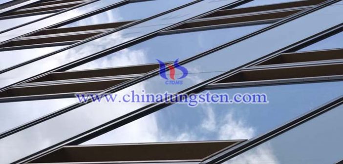 cesium tungsten oxide applied for energy-saving glass picture