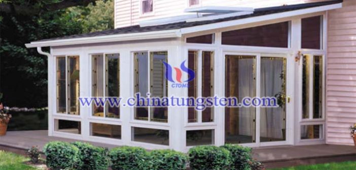 cesium tungsten oxide applied for sunroom thermal insulating coating picture